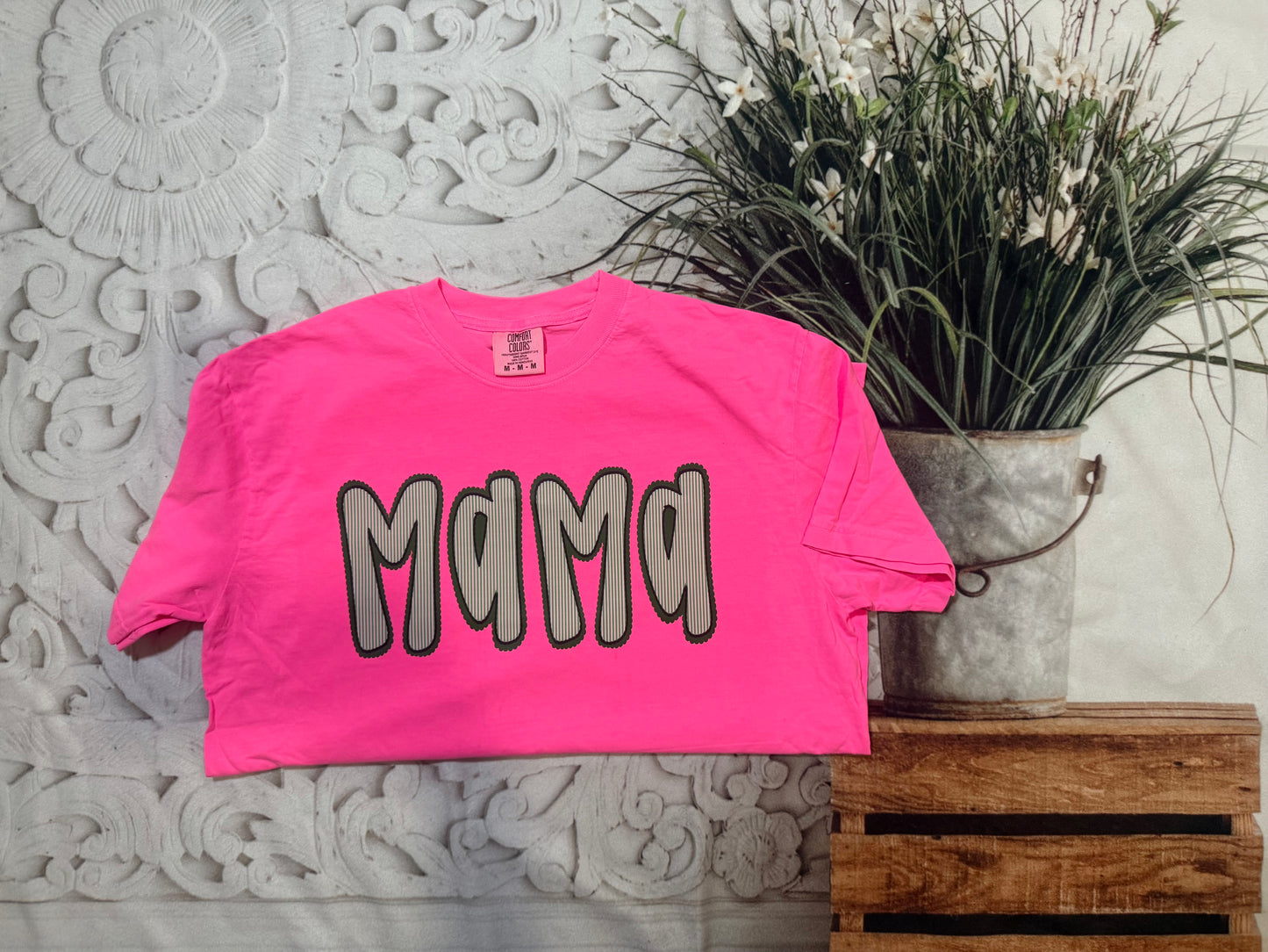 Green Striped Mam Shirt PLUS