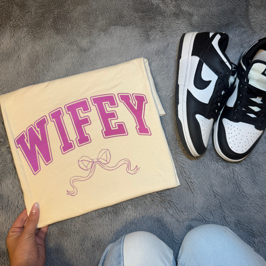 Pink Wifey W/ Bow Plus