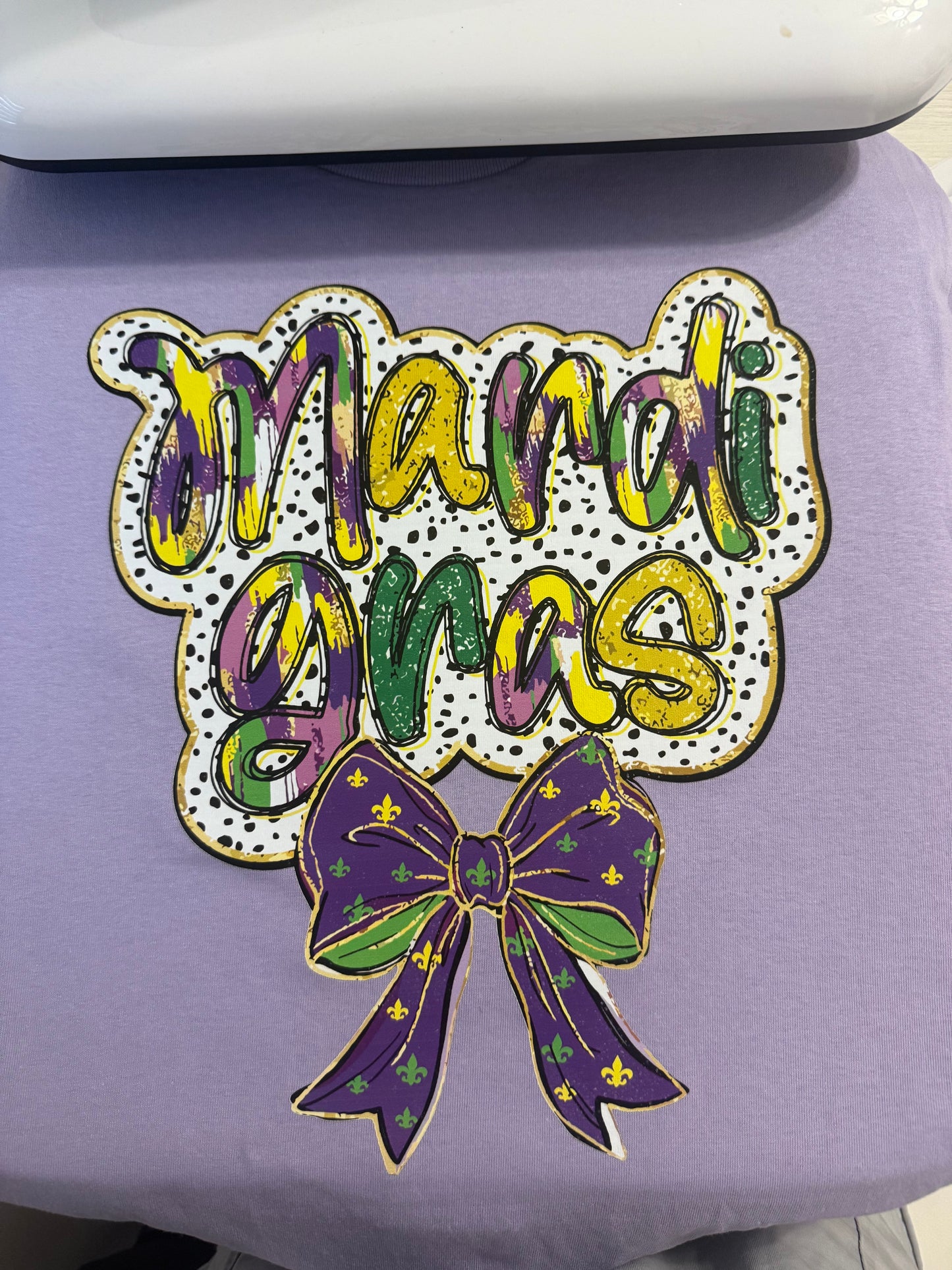 Mardi Gras Bow Shirt