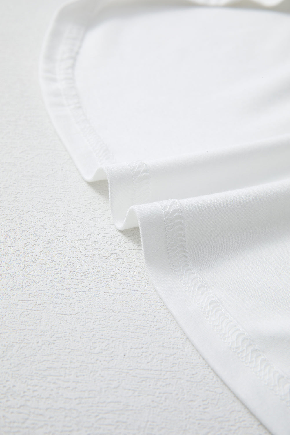 White Mardi Gras Tinsel Sequin Graphic T Shirt