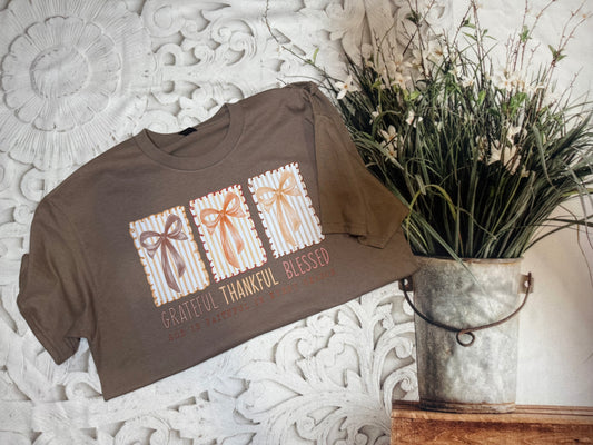 Grateful, Thankful, Blessed Shirt