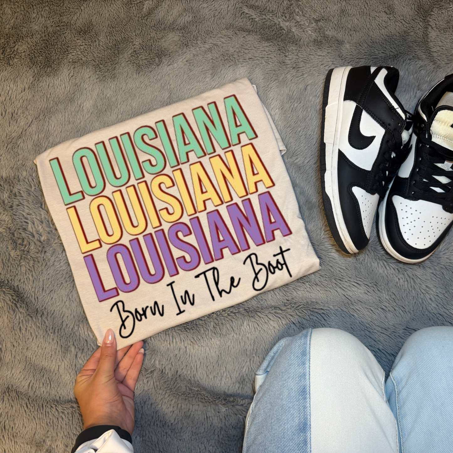 Louisiana Born in the boot